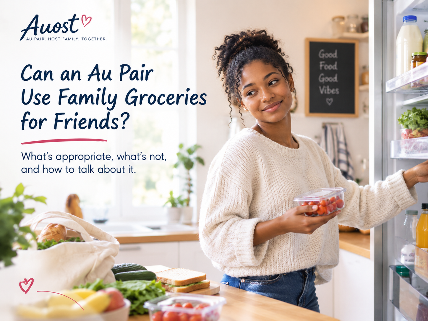 Can an Au Pair Use Family Groceries for Friends?